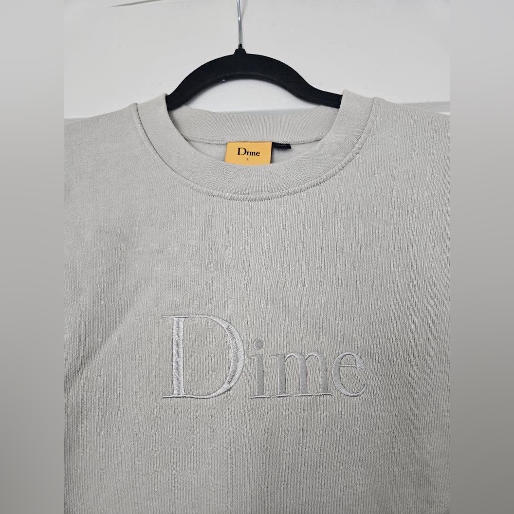 Dime Classic Logo Crewneck - Clay Green - Picture 4 of 9